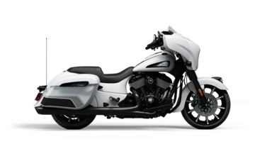 Whitestone Motorrad Solothurn Chieftain Dark Horse Ghost White Metallic