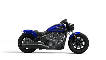 Whitestone Motorrad Solothurn Scout Bobber 1250ccm Spirit Blue Metallic