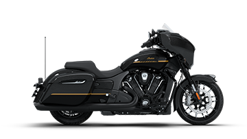 Whitestone Motorrad Solothurn Chieftain Powerplus Dark Horse Black Crystal with Black Metallic