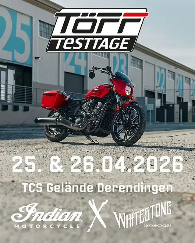 Indian Motorcycle Sport Scout RT an den Toefftesttagen probefahren